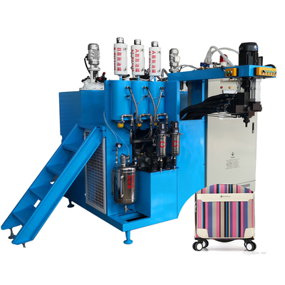 Máquina de bastidor del poliuretano de la rueda 45KW del equipaje