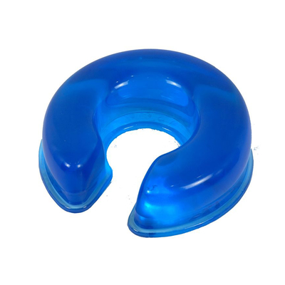 El gel quirúrgico azul rellena la colocación de productos moldeados poliuretano