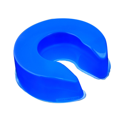 El gel quirúrgico azul rellena la colocación de productos moldeados poliuretano