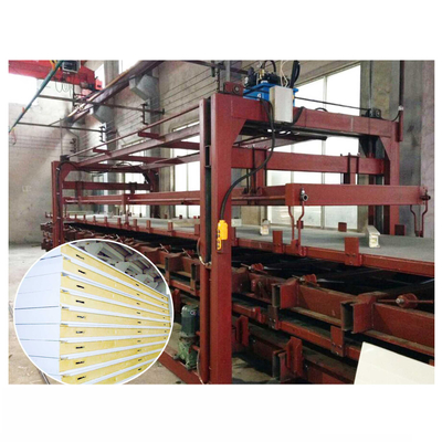 cadena de producción del panel de bocadillo de la PU de 250m m
